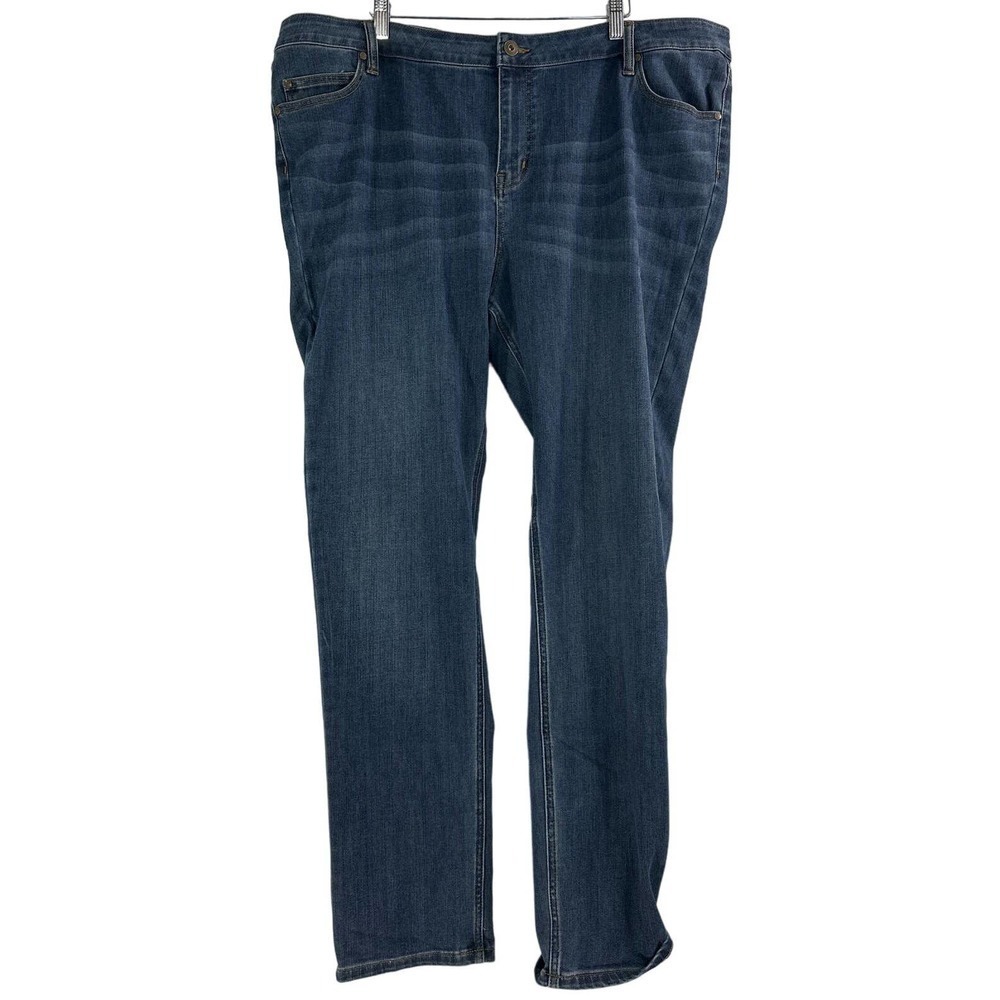 Matilda Jane Medium Wash Slim Skinny Blue Denim Jeans Plus Size 22 With Tags